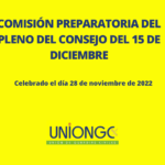 COMISIÓN PREPARATORIA PLENO DEL CONSEJO (28-11-2022) – GUARDIA CIVIL
