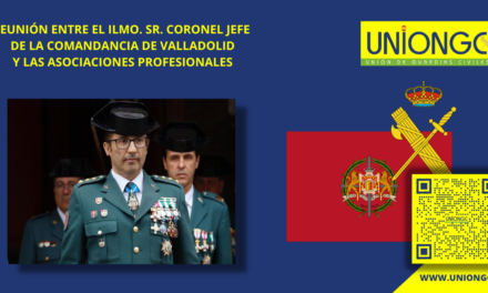 REUNIÓN DEL CORONEL JEFE DE LA COMANDANCIA DE VALLADOLID CON LAS ASOCIACIONES PROFESIONALES