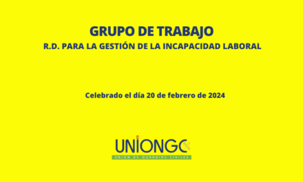 GRUPO DE TRABAJO R.D. PARA REGULAR LA GESTIÓN DE LA INCAPACIDAD LABORAL