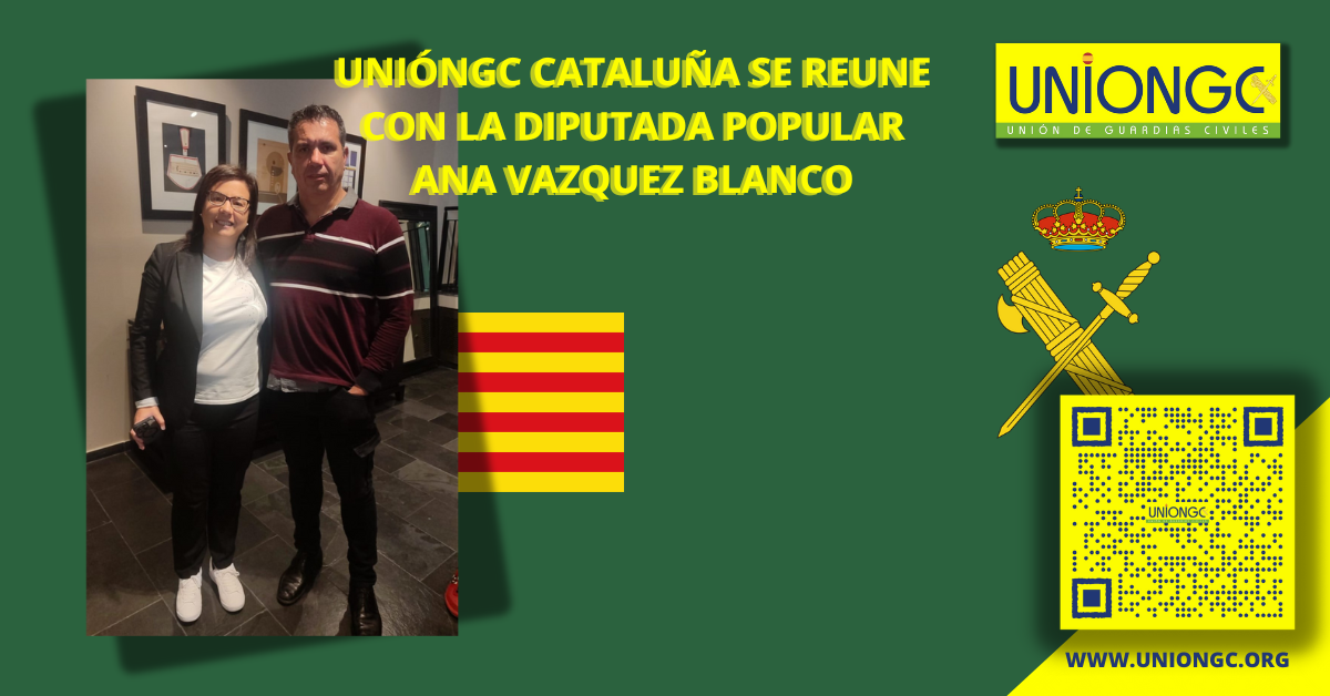 UNIÓNGC CATALUÑA SE REUNE CON LA DIPUTADA DEL PARTIDO POPULAR ANA VAZQUEZ BLANCO