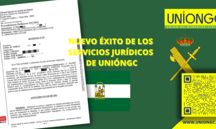 NUEVO ÉXITO DE LOS SERVICIOS JURÍDICOS DE UNIÓNGC – ANDALUCIA