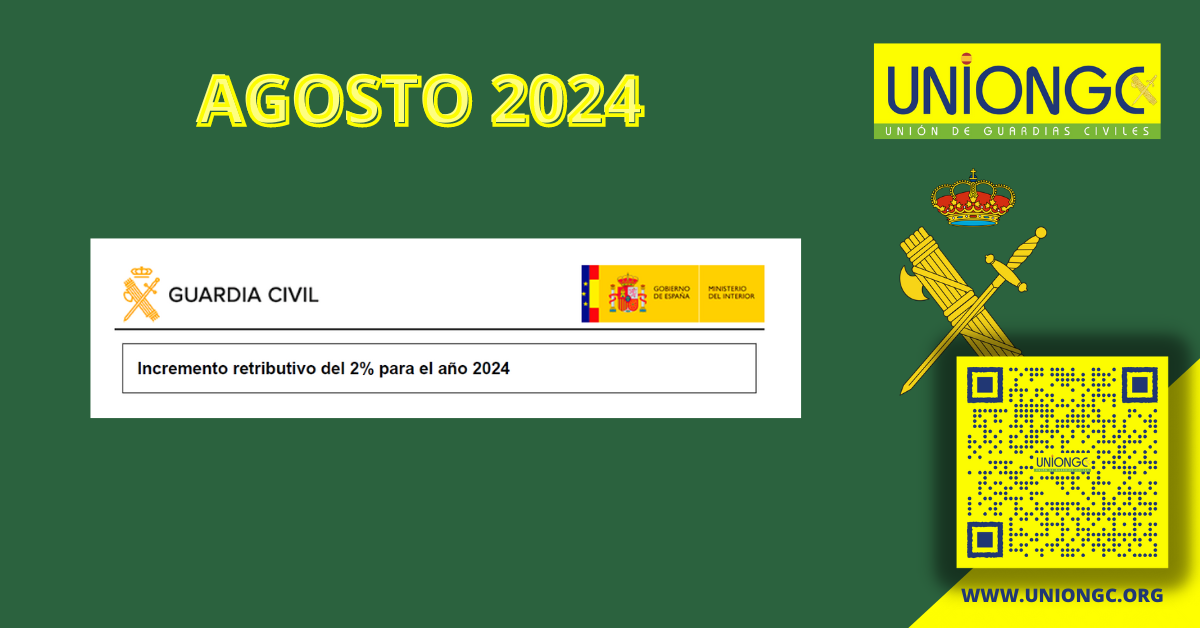 INCREMENTO RETRIBUTIVO 2024 – GUARDIA CIVIL