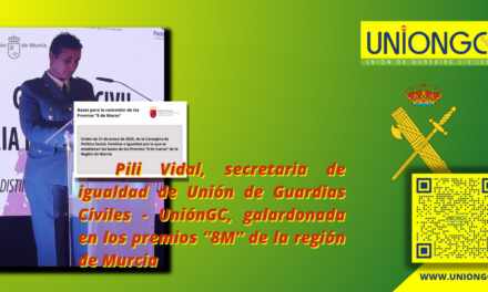 LA SECRETARIA DE IGUALDAD DE UNIÓNGC PREMIADA POR LA REGIÓN DE MURCIA
