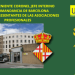 REUNIÓN TCOL JEFE INTERINO DE LA COMANDANCIA DE BARCELONA CON LAS ASOCIACIONES PROFESIONALES