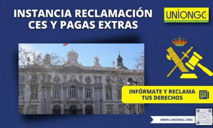INFORMACIÓN IMPORTANTE EN RELACIÓN A LA INSTANCIA DE RECLAMACIÓN DEL CES Y PAGAS EXTRAS