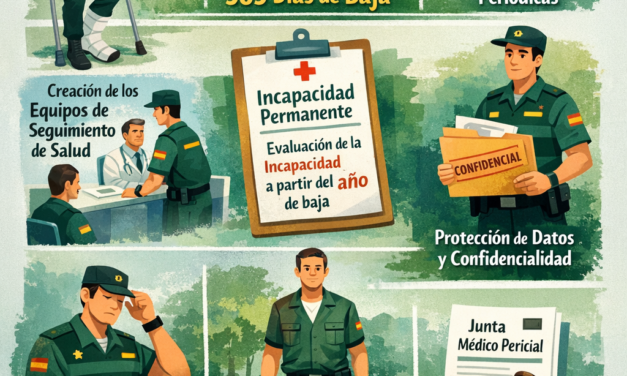 Nuevo Real Decreto sobre la gestión de las bajas médicas en la Guardia Civil