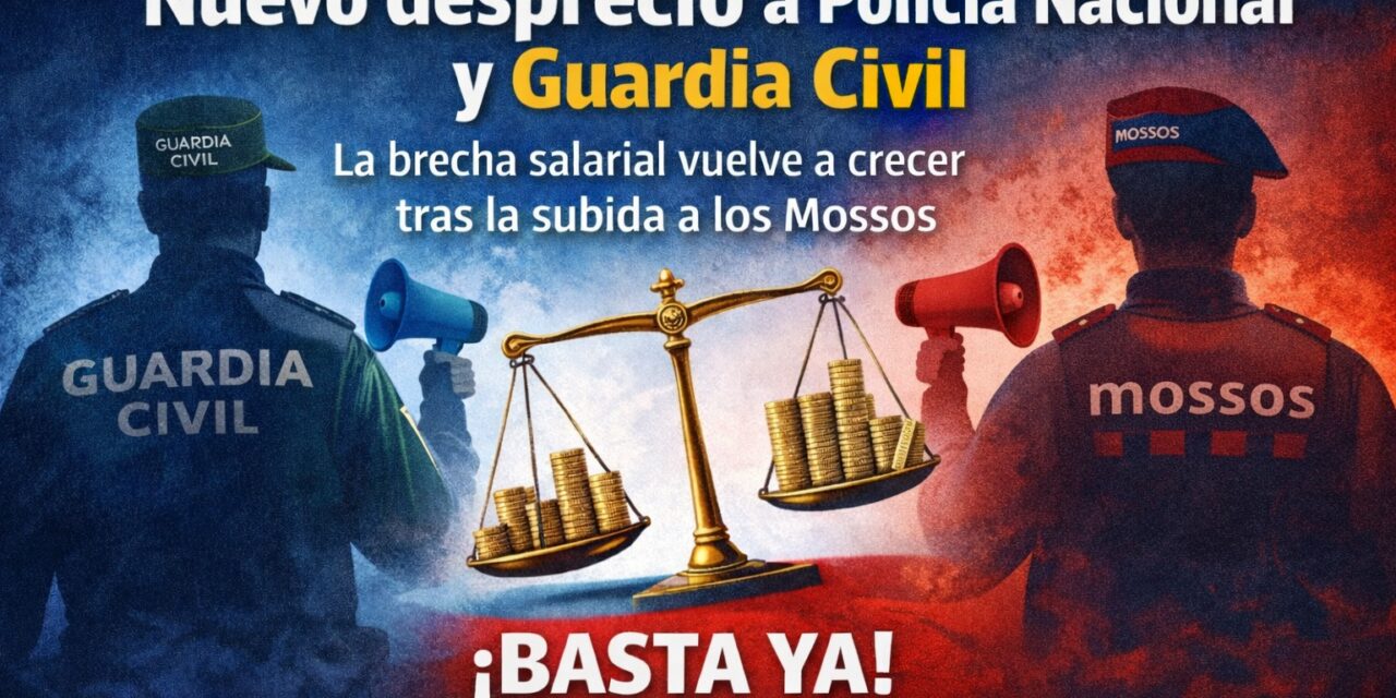Nuevo desprecio a Policía Nacional y Guardia Civil