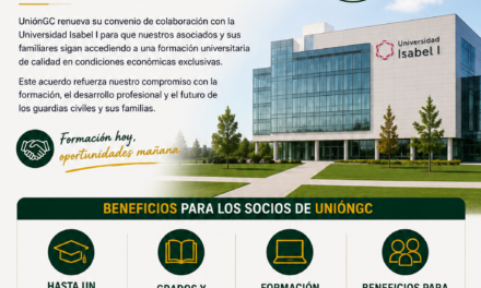 UniónGC renueva su convenio de colaboración con la Universidad Isabel I y amplía las ventajas formativas para sus asociados