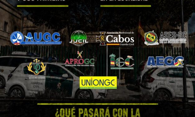 Las asociaciones profesionales de la Guardia Civil convocan una concentración en defensa del Puesto Principal de Roquetas de Mar