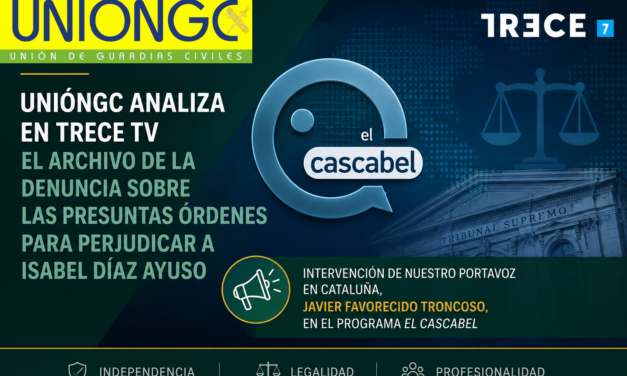UniónGC analiza en TRECE TV el archivo de la denuncia sobre las presuntas órdenes para perjudicar a Isabel Díaz Ayuso