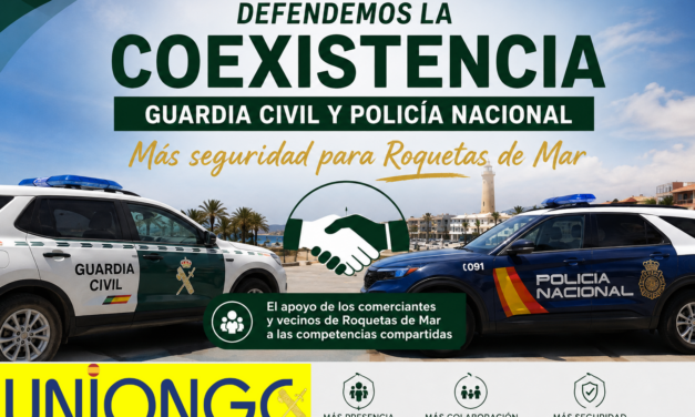 ROQUETAS DE MAR NECESITA MÁS SEGURIDAD, NO MENOS GUARDIA CIVIL
