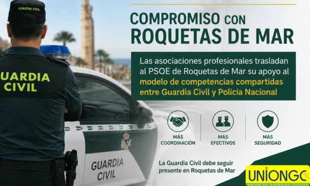 Las asociaciones profesionales reclaman que el compromiso político con la Guardia Civil en Roquetas de Mar se traduzca en hechos