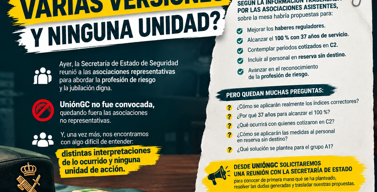🚨 ¿UNA REUNIÓN, VARIAS VERSIONES Y NINGUNA UNIDAD?