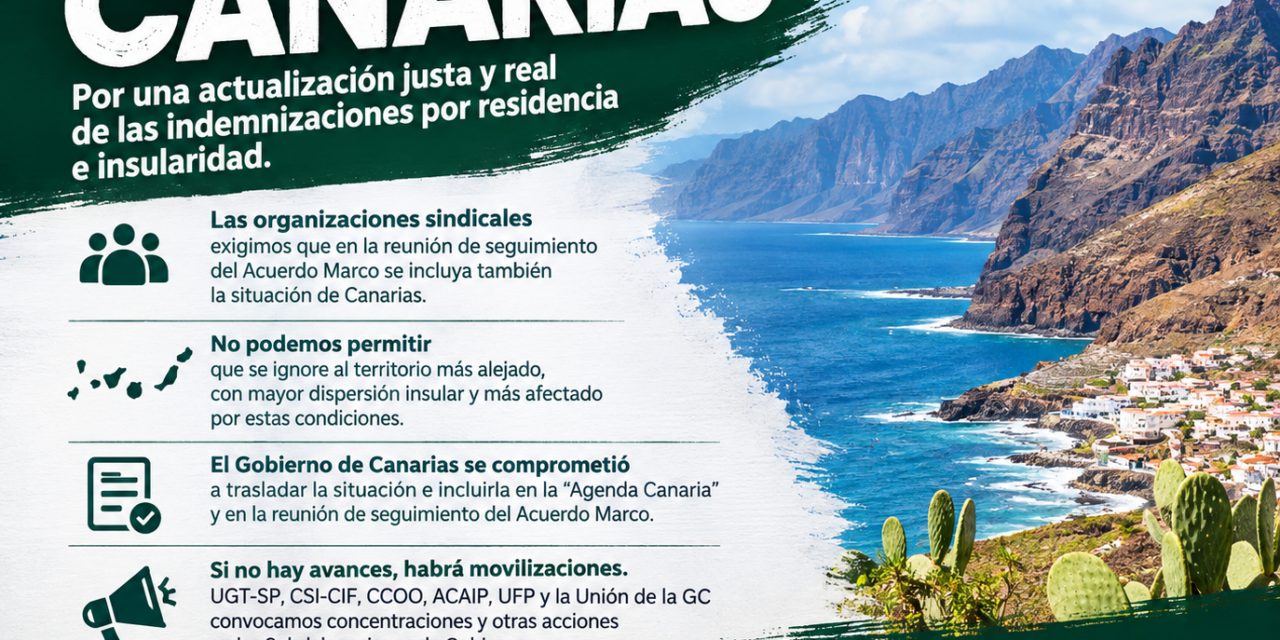 CANARIAS NO PUEDE SEGUIR OLVIDADA